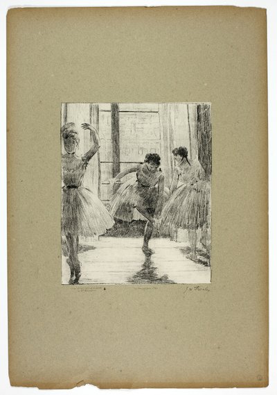 Prima della lezione di danza classica da Georges William Thornley