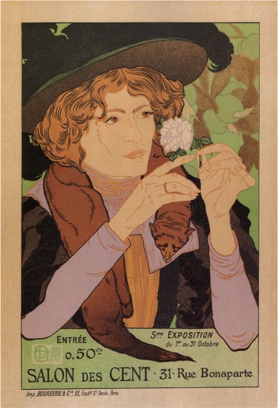 Poster del Salon des Cent, 1894 da Georges de Feure