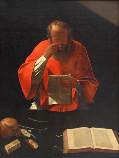 San Girolamo che legge, ca 1636 da Georges de La Tour