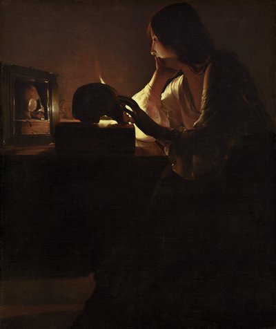 La Maddalena penitente da Georges de La Tour