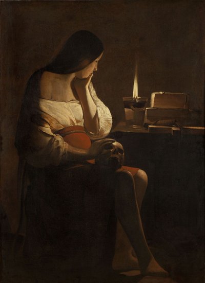 La Maddalena penitente da Georges de La Tour