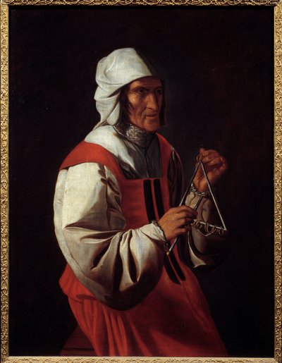 Il suonatore di triangolo da Georges de La Tour