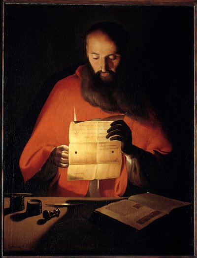 San Girolamo che legge da Georges de La Tour