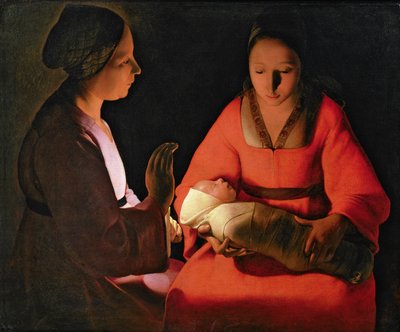 Il neonato, fine anni 1640 da Georges de La Tour