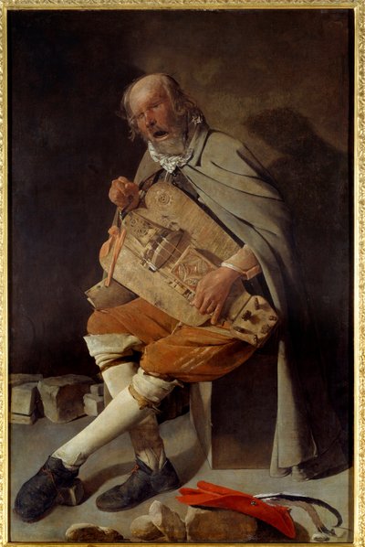 Il vecchio, detto anche il vecchio con il cappello o il vecchio con la mosca da Georges de La Tour