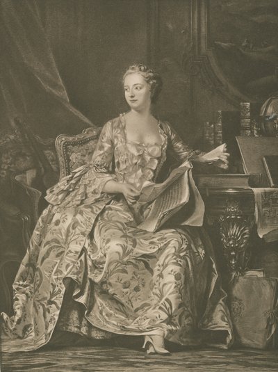 Madame De Pompadour da Georges de la after Tour