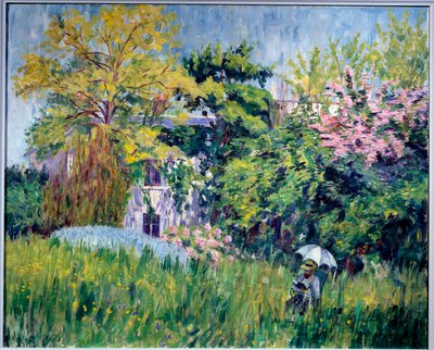 Il giardino di Bonnieres da Georgette Agutte