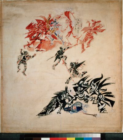 Composizione per la pièce teatrale Signor Formica di Ernst Theodor Amadeus Hoffmann da Georgy Bogdanovich Yakulov