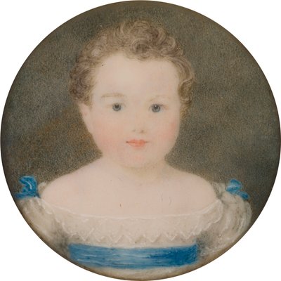Ritratto di Orlando George Charles Bridgeman, poi 3° Conte di Bradford, da bambino (1819-1898), c.1821-22 da Georgina Viscountess Newport Moncreiff