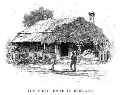 La prima casa a Brisbane, Australia, 1886 da Georgius