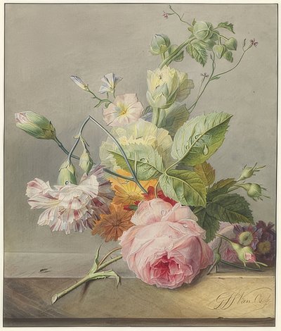 Natura morta con fiori da Georgius Jacobus Johannes van Os