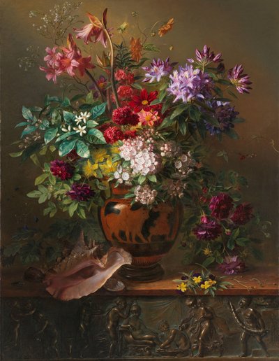Natura morta con fiori in un vaso greco: allegoria della primavera da Georgius Jacobus Johannes van Os