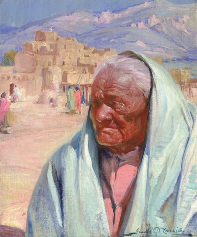 Antonio Concha, Vecchio di Taos, 1924 da Gerald Cassidy