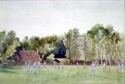 La partita di cricket da Gerard Chowne