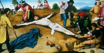 Cristo inchiodato alla croce, c1481 da Gerard David