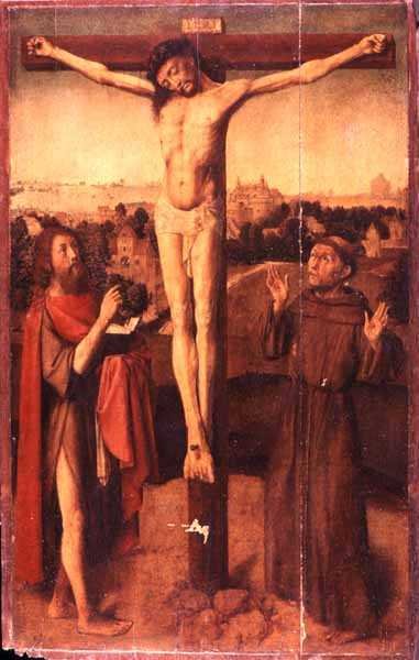 Cristo sulla Croce tra San Giovanni e San Francesco da Gerard David
