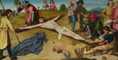Cristo inchiodato alla croce da Gerard David