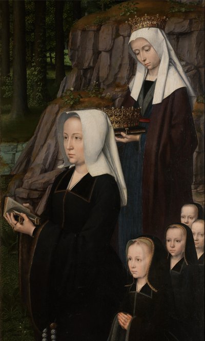 Pannello destro del Battesimo di Cristo, c.1502-08 (dettaglio) da Gerard David