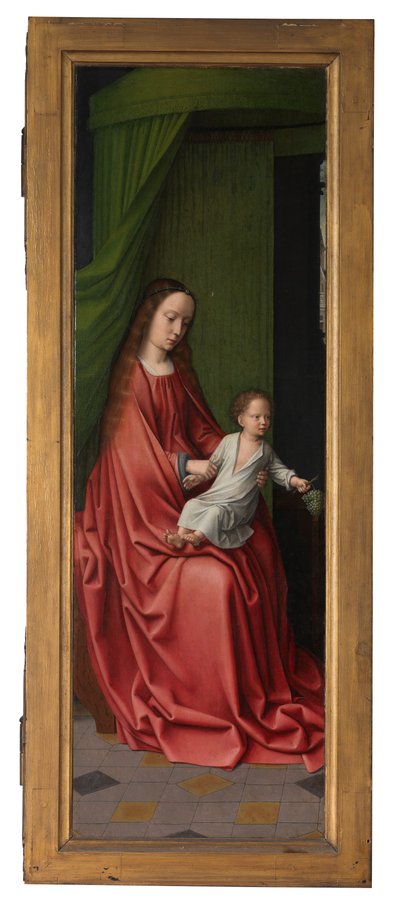 Pannello esterno del Battesimo di Cristo, c.1502-08 da Gerard David