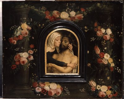 La deplorazione su Cristo morto (dettaglio) da Gerard David