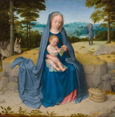 Riposo durante la Fuga in Egitto, c.1510 da Gerard David