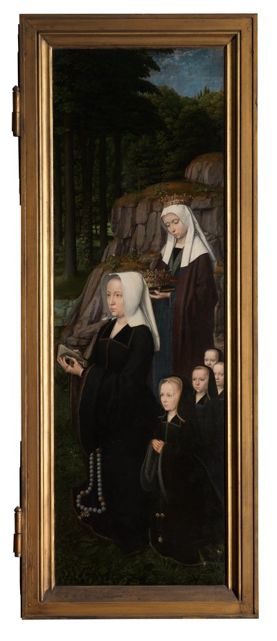 Pannello destro del Battesimo di Cristo, c.1502-08 da Gerard David