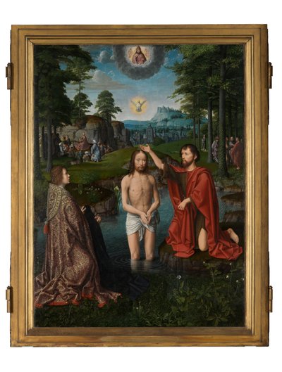 Il battesimo di Cristo, c.1502-08 da Gerard David