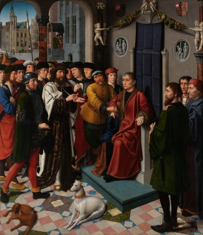 Il giudizio di Cambise da Gerard David