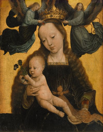 Vergine con Bambino e angeli da Gerard David