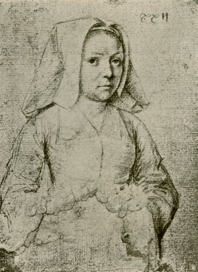 Giovane donna, fine XV-inizio XVI secolo, 1908 da Gerard David