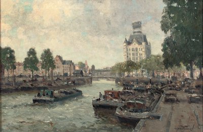 Una vista della Witte Huis, Rotterdam da Gerard Delfgaauw