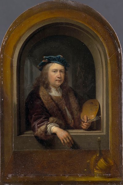 Autoritratto con Tavolozza, c. 1660 da Gerrit Dou
