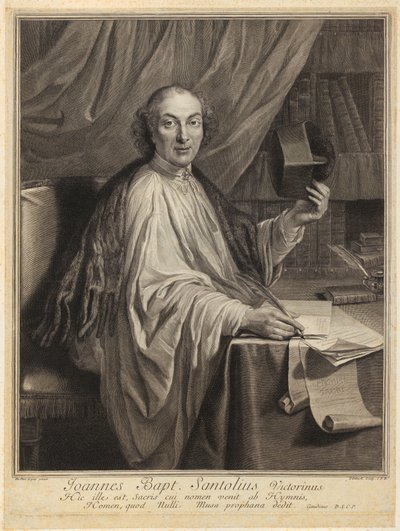Ritratto di Gerbrand van Leeuwen da Gérard Edelinck