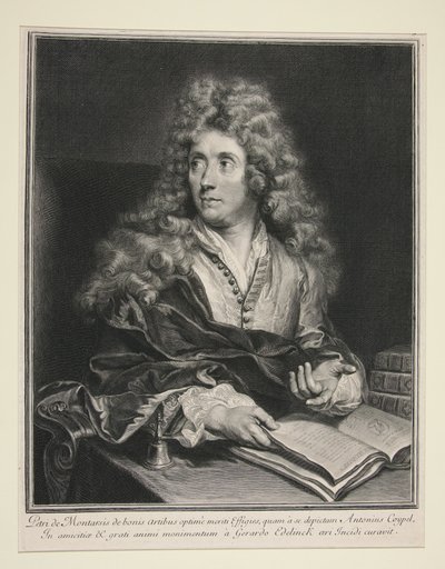 Ritratto di Antoine Coypel da Gérard Edelinck