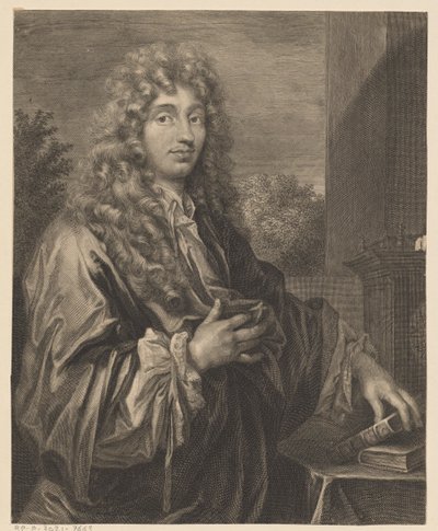 Ritratto di Christiaan Huygens da Gérard Edelinck