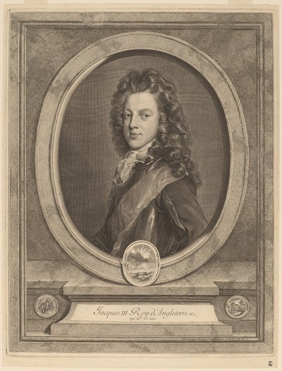 Giacomo III, Principe di Galles da Gerard Edelinck after François de Troy