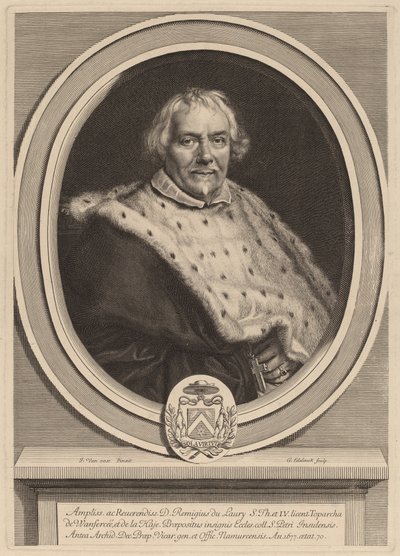 Remi Du Laury da Gerard Edelinck after Jacob van Oost II