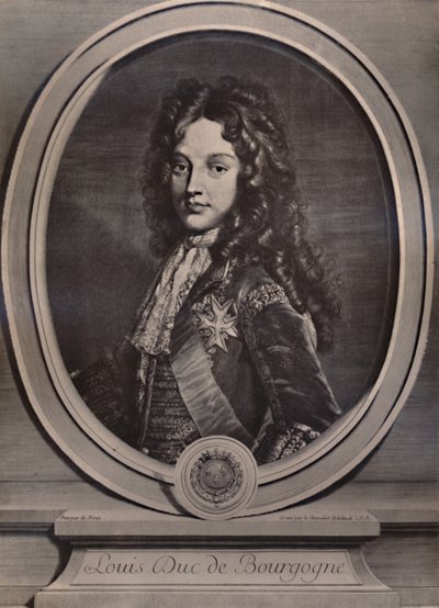 Luigi, Duca di Borgogna, Delfino di Francia e padre di Re Luigi XV, c. 1700 1894 da Gerard Edelnick