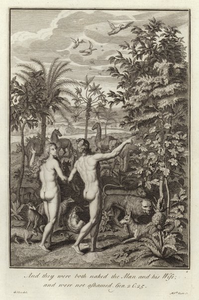 Adamo ed Eva da Gerard Hoet