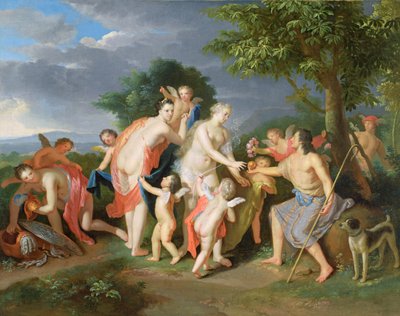 Il giudizio di Paride da Gerard Hoet