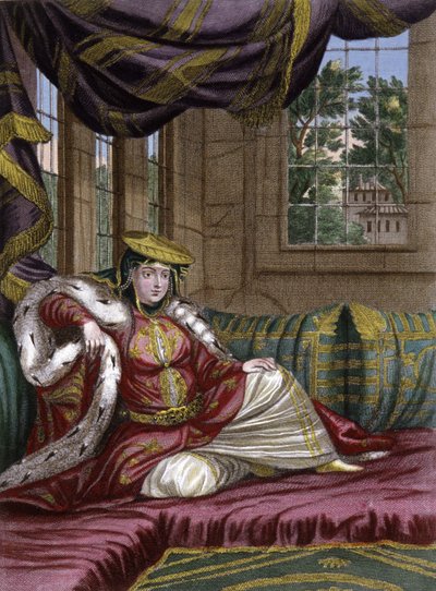 Signora ebrea alla corte del Sultano Ottomano da Gerard Jean Baptiste Scotin