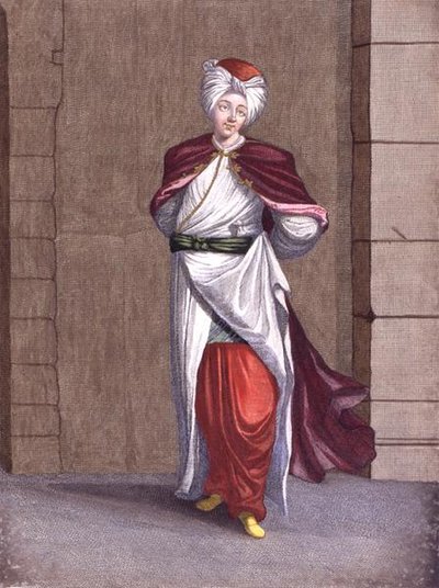Tchelebi, un giovane signore turco da Gerard Jean Baptiste Scotin