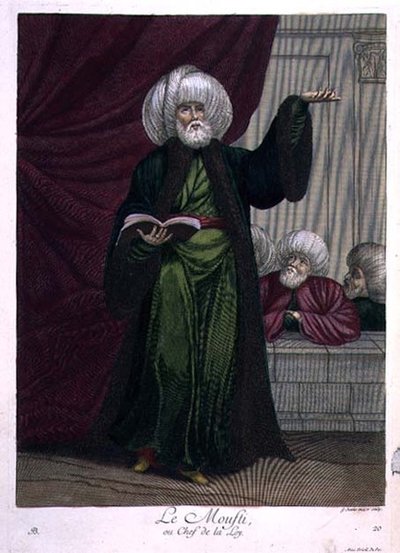 Il Mufti, o Maestro della Legge da Gerard Jean Baptiste Scotin