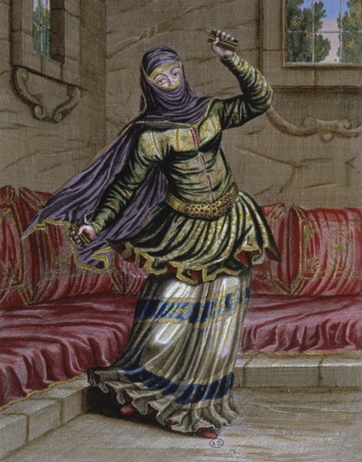 Danzatrice turca da Gerard Jean Baptiste Scotin