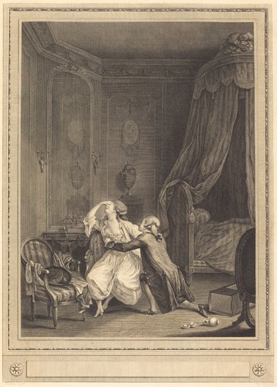 Il Pentimento Tardivo da Gerard Rene Le Vilain after Nicolas Lavreince
