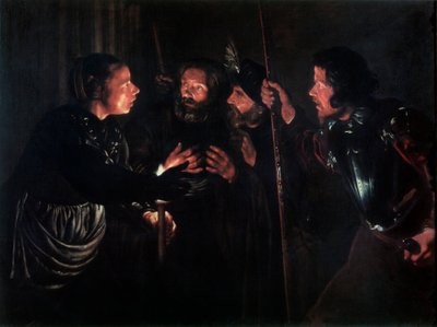 Il rinnegamento di San Pietro, 1620s da Gerard . Seghers