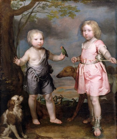 Lord John Hay e Charles, Maestro di Yester (poi Terzo Marchese di Tweeddale) c.1670 da Gerard Soest