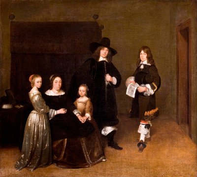 Ritratto di famiglia da Gerard ter Borch