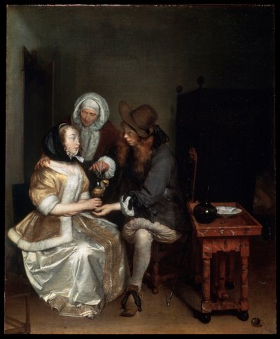 Un bicchiere di limonata, 1660s da Gerard Terborch II