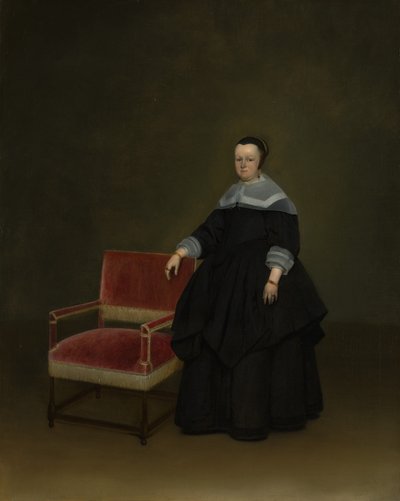 Margaretha van Haexbergen 1614-1676, ca. 1666-67 da Gerard Terborch II